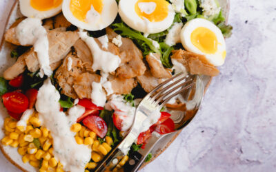 Cobb Salad with Horseradish Ranch Dressing
