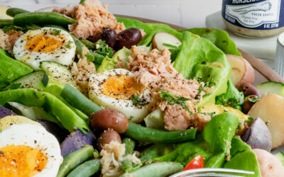 Tuna Nicoise with Zesty Mustard with Horseradish Dressing
