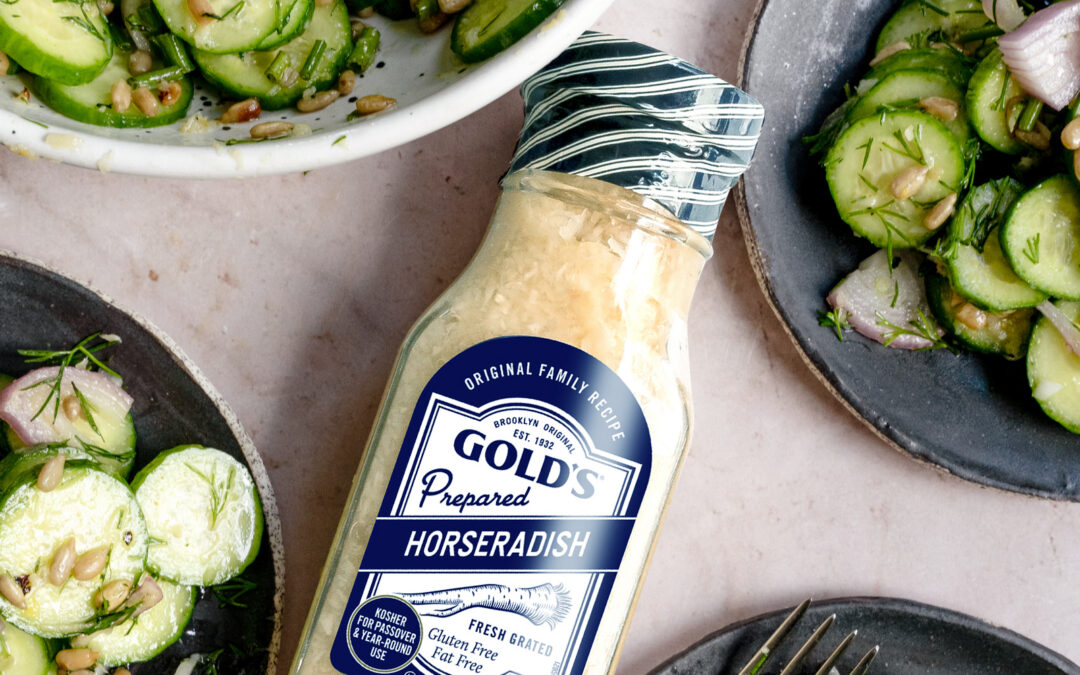 Gold’s Cucumber Horseradish Salad