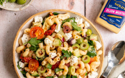 Pasta Salad with Gold’s Dijon Dressing