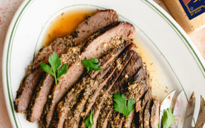 Brisket with Horseradish Mustard Rub