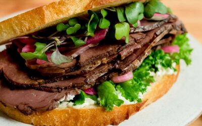 Zesty Roast beef Sandwich